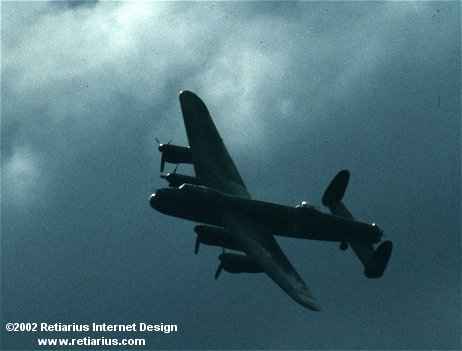 Lancaster PA474 BBMF in flight